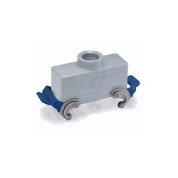 Capot 24B, Aluminium moulé sous pression, IP65, Sortie verticale, PG21